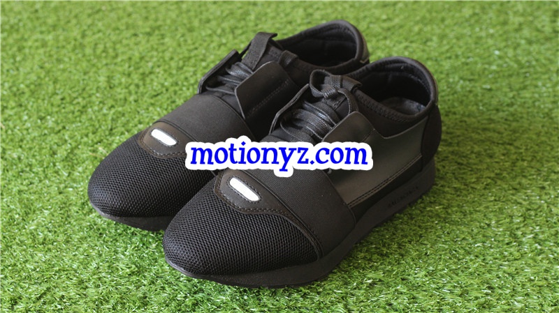 Balenciaga Race Runner Trainers All Black